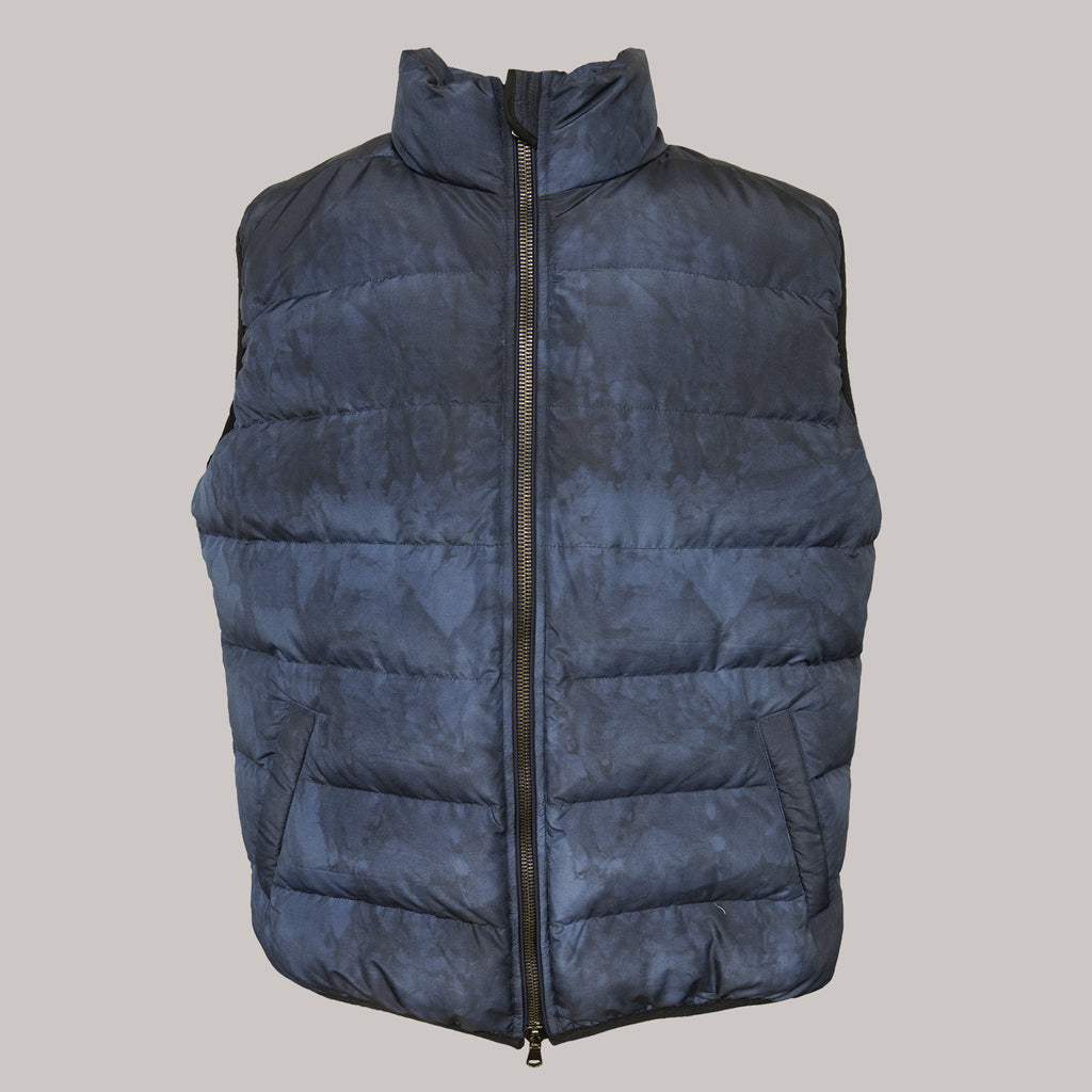 Vesta bleumarin cu puf / Navy blue down vest