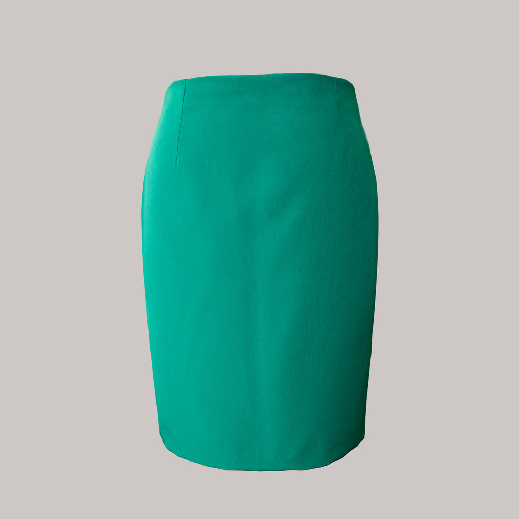Fusta dreapta verde