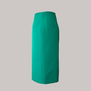Fusta dreapta verde