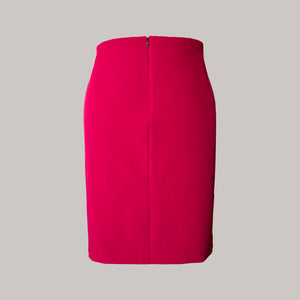 Fusta dreapta fucsia