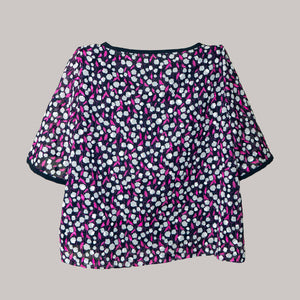 Bluza cu maneca scurta bleu
