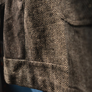 Fusta patchwork maro / Brown patchwork shirt