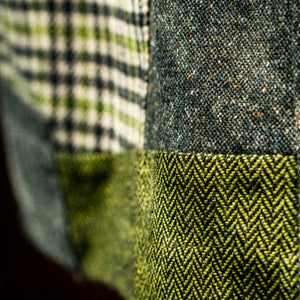 Fusta patchwork verde / Green patchwork skirt