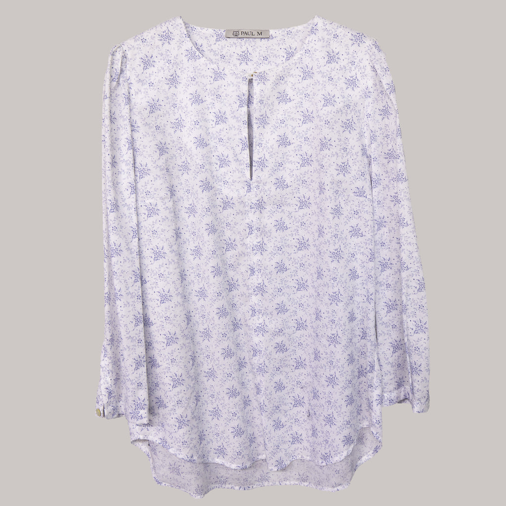 Bluza alba cu flori / White flower blouse