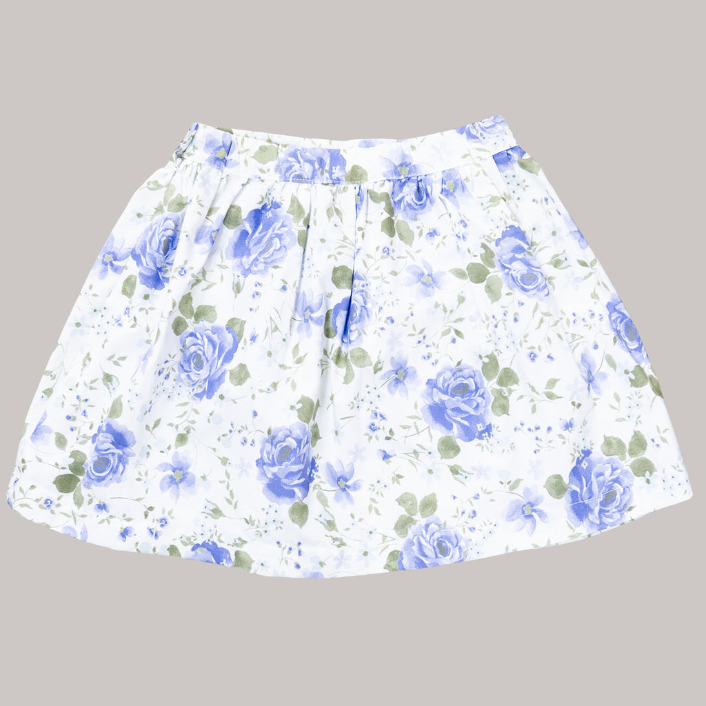 Fusta trandafiri bleu / Blue roses  skirt