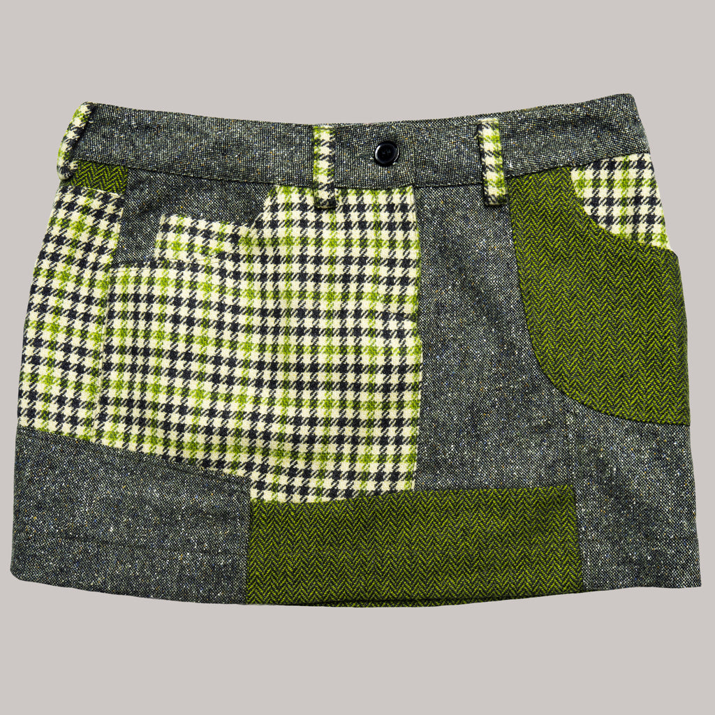 Fusta patchwork verde / Green patchwork skirt