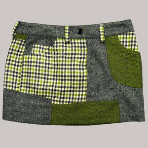 Fusta patchwork verde / Green patchwork skirt