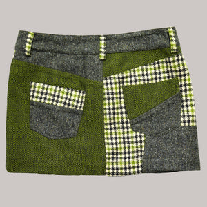 Fusta patchwork verde / Green patchwork skirt
