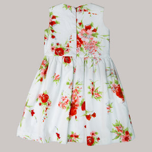 Rochie cu flori rosii / Dress with red flowers