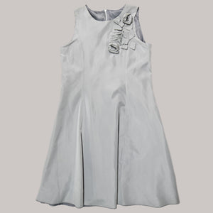 Rochie gri tafta / Gray taffeta dress