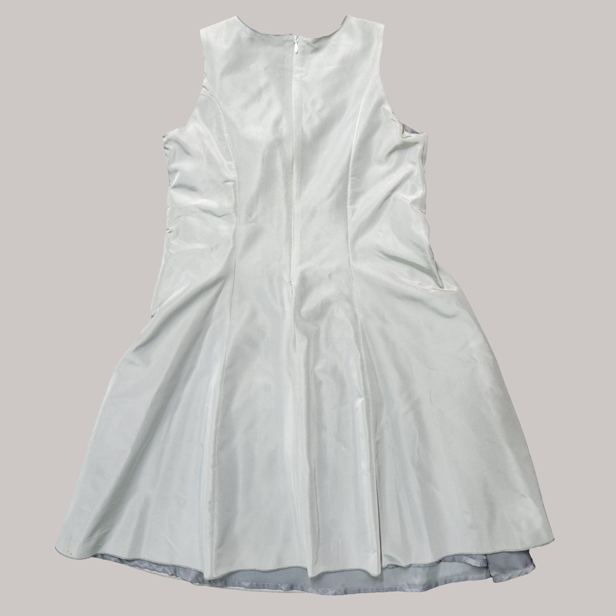 Rochie gri tafta / Gray taffeta dress