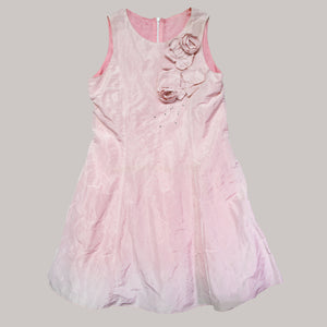 Rochie roz deschis tafta / Light pink taffeta dress
