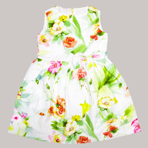 Rochie cu flori verzi / Dress with green flowers