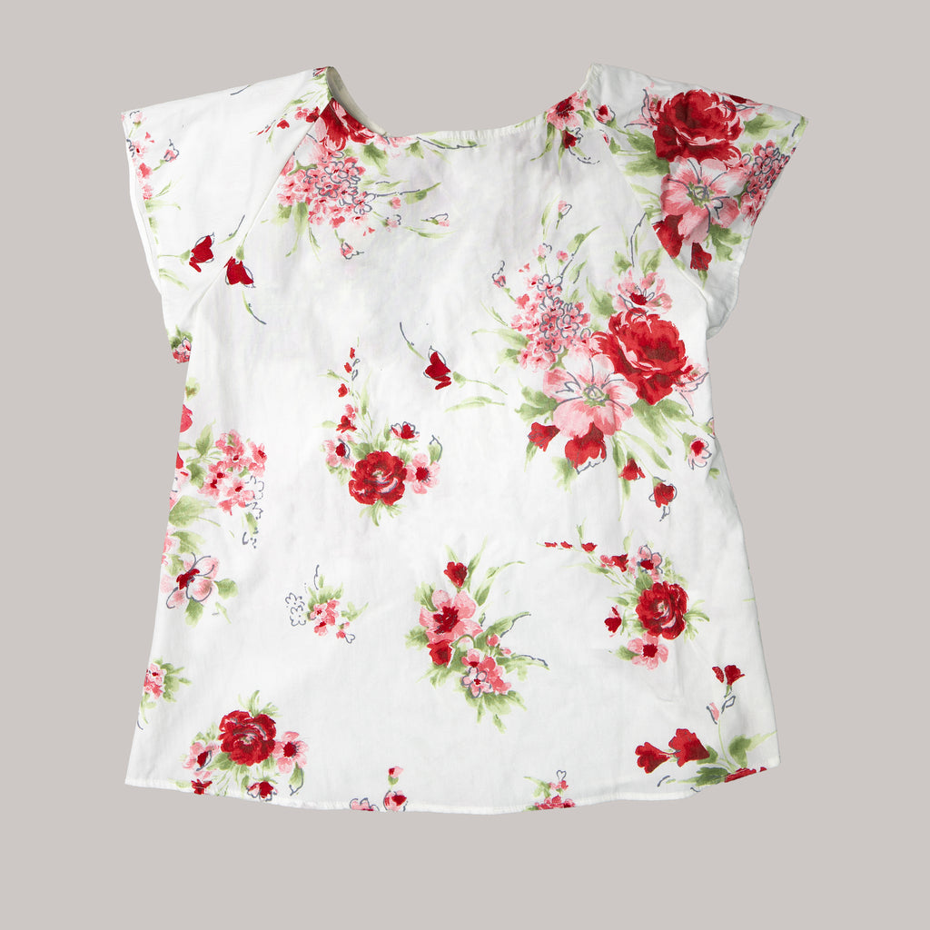 Bluza cu flori rosii / Red flowers blouse