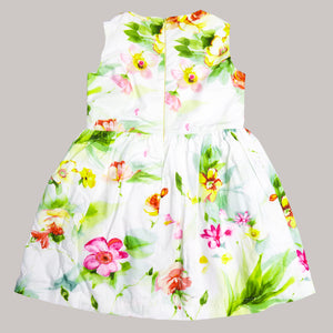 Rochie cu flori verzi / Dress with green flowers