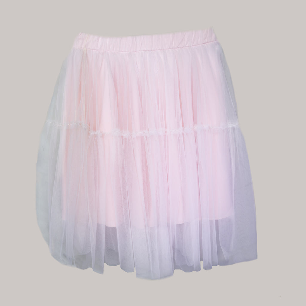 Fusta roz din tull pentru copii / Kid's pink tull skirt
