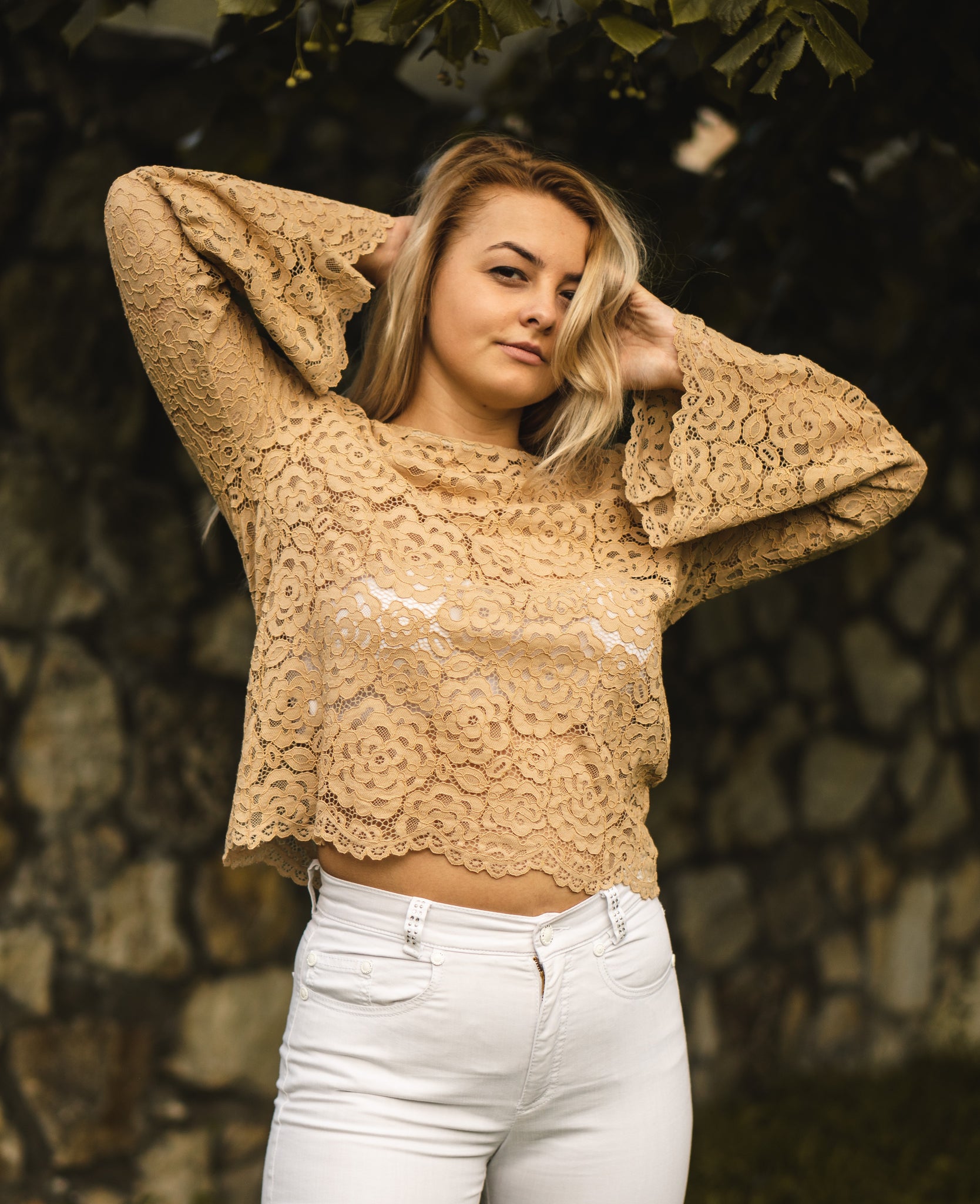 Bluza Crem / Cream-colored shirt