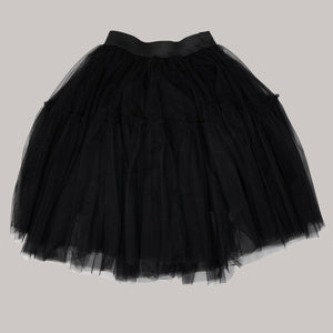 Fusta neagra din tull pentru copii / Kid's black tull skirt